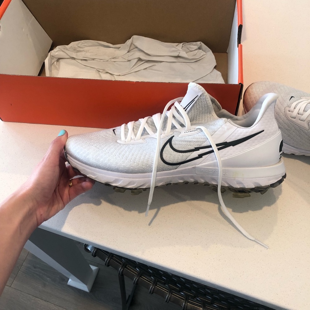 Nike Air Zoom Infinity Tour Golf Shoes in White, Size 11.5